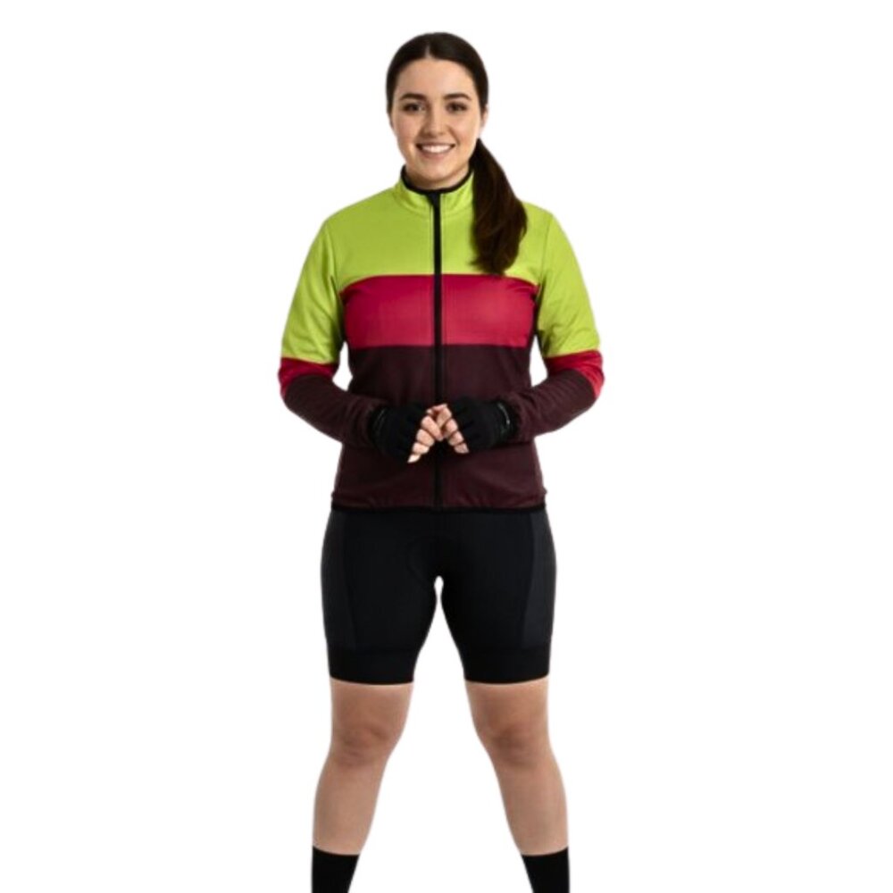 2 for $20 Voler Women's Cycling Jacket - Colorblock Full Zip, Size XL Breathable